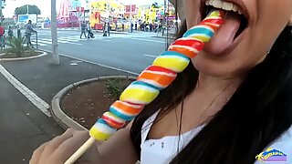 Tonåring schoolgirl fuck in public at carnival from tenerife